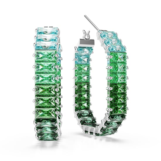 Swarovski 'Matrix Baguette' Dames Oorbellen van Basismetaal - Zilver 5705787 - Image 3