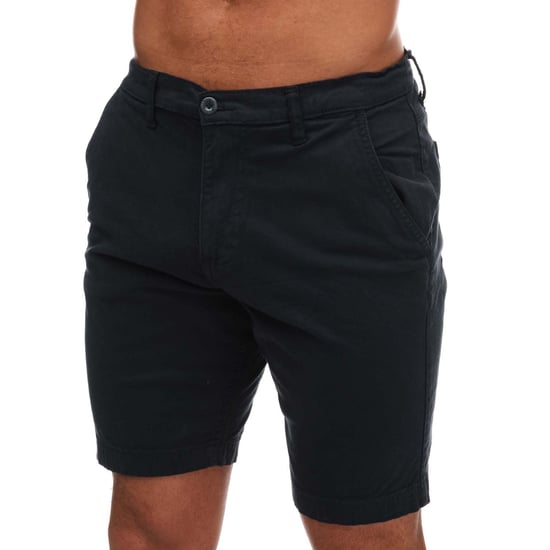 Men's Duck and Cover Moreshore Chino Shorts in Navy - Image 1