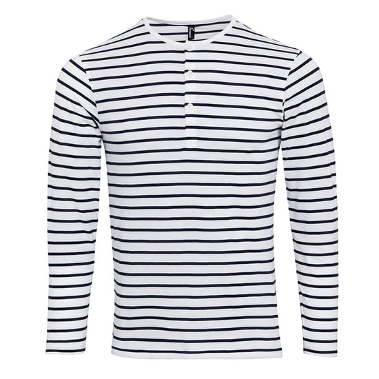 Premier Heren Long John Roll Tee (Wit/Zwaar) - Image 1