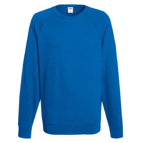 Fruit Of The Loom Heren Lichtgewicht Raglan Sweatshirt (240 GSM) (Royaal Blauw) - Image 1