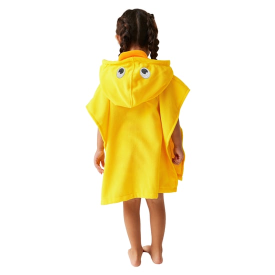 Regatta Childrens/Kids Pebbles The Duck Hooded Towel (Sunbeam)