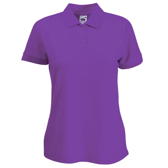 Fruit Of The Loom Vrouwen Dames-Fit 65/35 Poloshirt Korte Mouwen (Paars) - Image 1