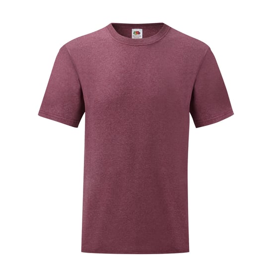 Fruit of the Loom Heren Valueweight T-Shirt (Heide Bourgogne) - Image 1