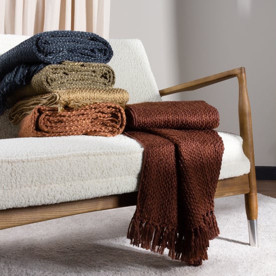 Höem Morni Woven Yarn Tasselled Throw