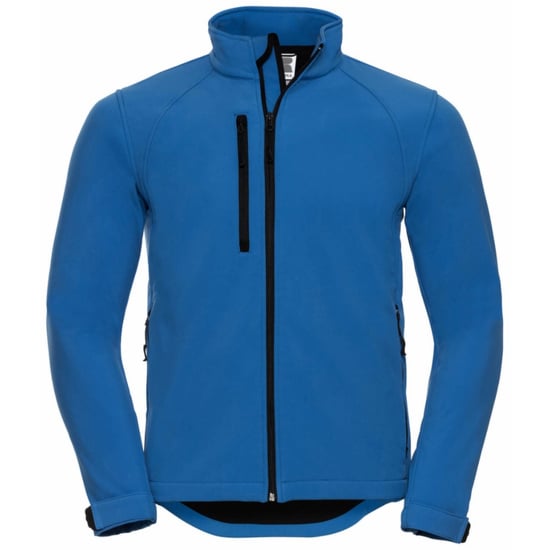Russell Heren waterbestendig & winddicht Softshell-jasje (Azuurblauw) - Image 1