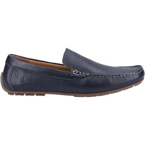 Hush Puppies Ralph Leer Heren Navy Bootschoenen - Image 4