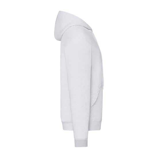 Fruit of the Loom Heren Classic Heather Hoodie met rits (Wit) - Image 3