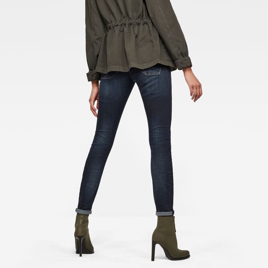 G-Star RAW Lynn Zipper Mid Waist Skinny Jeans