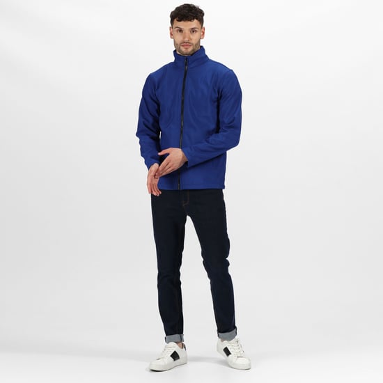 Regatta Mens Ablaze Printable Softshell Jacket (Royal Blue/Black)