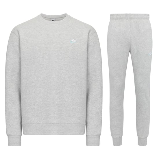 Nike Sportswear Heren Club Fleece Crew Neck Trainingspak Grijs - Image 1
