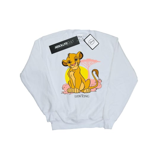 Disney Meisjes The Lion King Simba Pastel Sweatshirt (Wit) - Image 1
