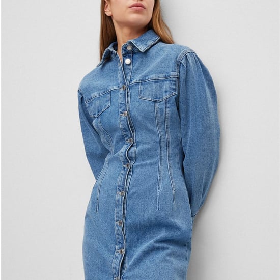 Women's Hugo Boss Gesina Denim Dress in Blue - Image 3