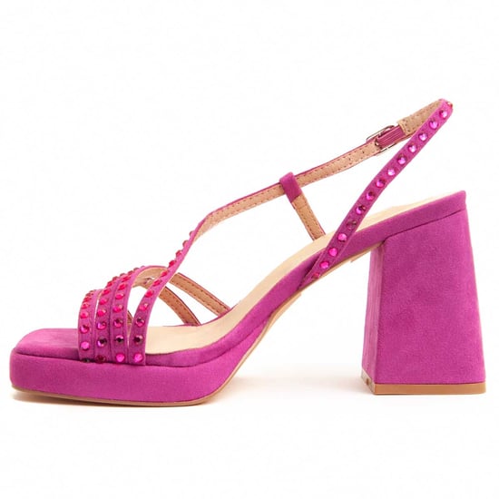 Montevita Heel Sandal Festsand2 In Fuchsia - Image 5