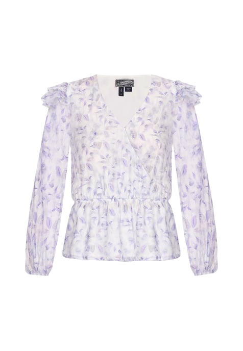 Dreimaster Blouse Dames blauw - Image 1