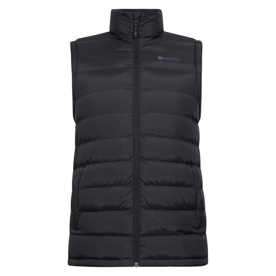 Mountain Warehouse Gewatteerd gilet met imitatiebont voor heren (Zwart) - Image 1