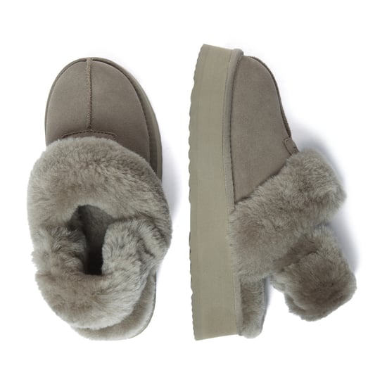 EVER AU Australia Women Fantail Leather Slippers With Two Removable Straps