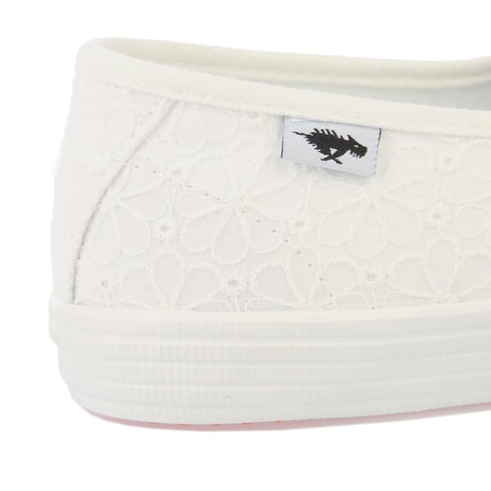 Rocket Dog Chow Chow Elsie sneaker met veteroogjes voor dames, wit - Image 6