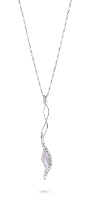 Orphelia 'Zena' Dames 925 Sterling Zilveren Ketting met Hanger - Zilver ZK-7172 - Image 1