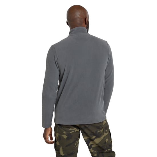 Mountain Warehouse Heren Camber II Half Zip Fleece Top (Grijs) - Image 2
