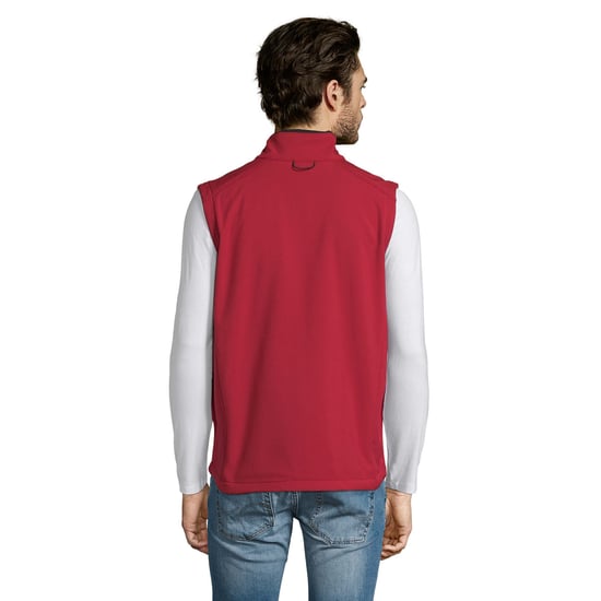 SOLS Heren Rallye Softshell Mouwloos Gilet (Peperrood) - Image 2