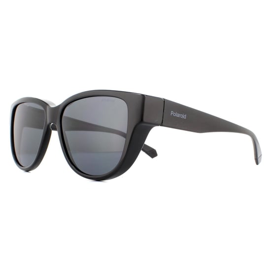 Polaroid Suncovers Square Unisex Black Grey Polarized Sunglasses