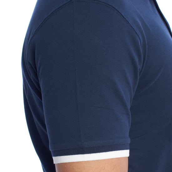 YMP006-PK001 Heren Slim Fit Korte Mouwen Polo Shirt - Image 4