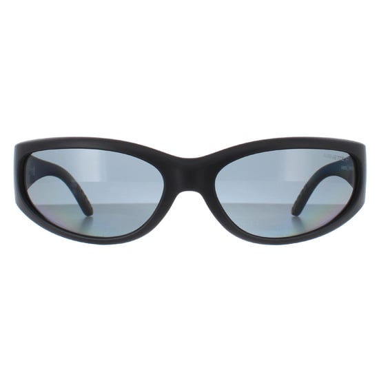 Arnette Oval Unisex Matte Black Dark Grey Polarized AN4302 Catfish