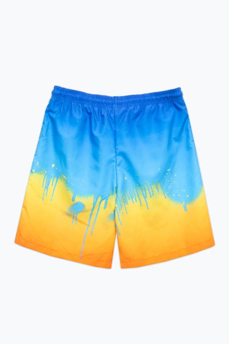 Hype Boys Sunset Drip Script Swim Shorts