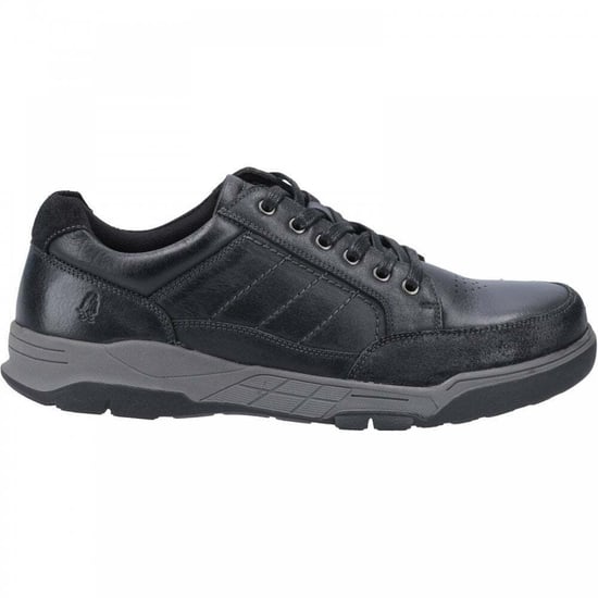 Hush Puppies Leren herenschoenen Finley (Zwart) - Image 3