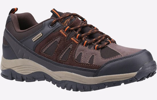 Cotswold Maisemore Low Suède Heren Wandelschoenen In Het Bruin - Image 2