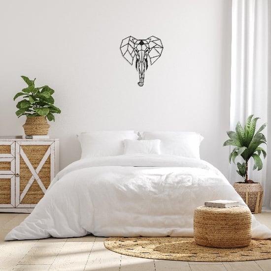 HOMEMANIA Elephant Wall Decoration, in Black