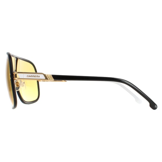 Carrera Aviator Unisex Matte Black Yellow Yellow  Flaglab 11
