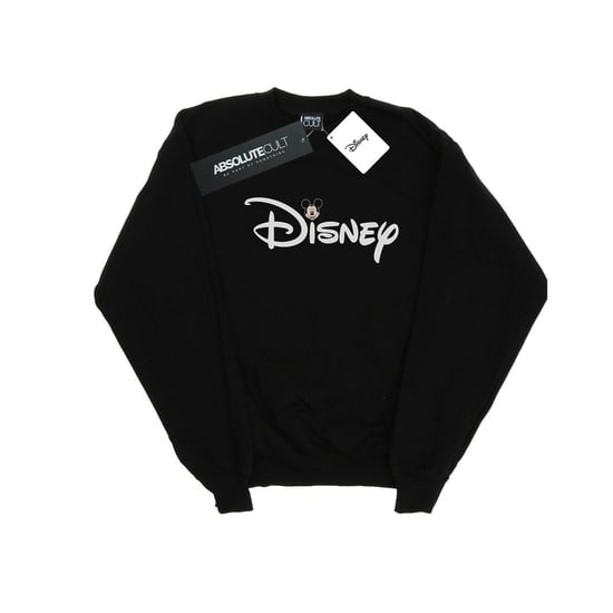 Disney Womens/Ladies Mickey Mouse Logo Head Sweatshirt (Black)