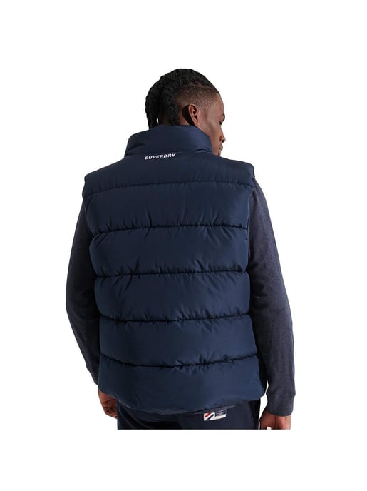 Superdry mouwloze donsjas voor heren met vintage logo - Image 4