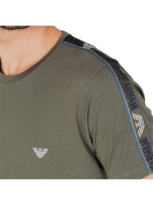 Emporio Armani heren T-shirt met adelaar en GA-print - Image 2