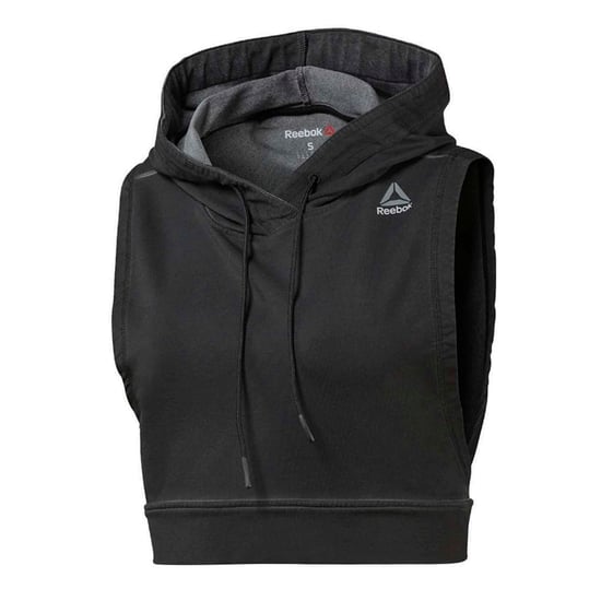Reebok Womens Combat Glory Hoodie Training Vest Black BR0325