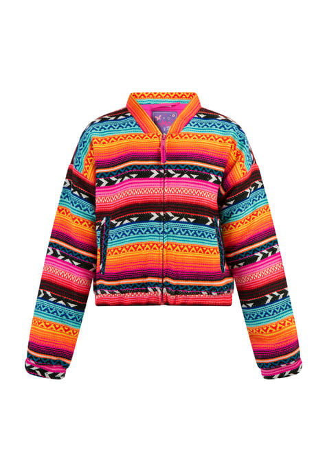 Mymo bomberjack Meisje Veelkleurig neonroze - Image 1