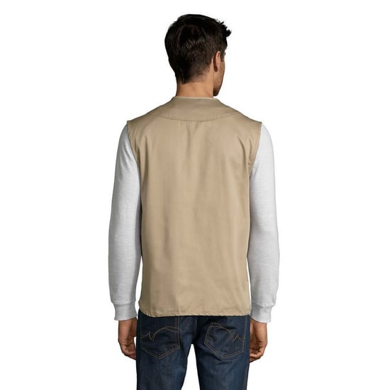 SOLS Heren Reporter Body Warmer (Touw) - Image 2