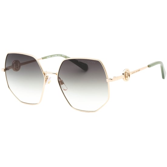Marc Jacobs Green Leg Ends Gold Sunglasses