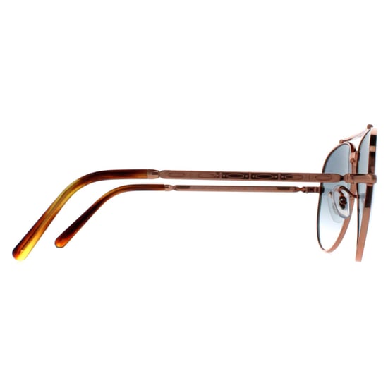 Ray-Ban Aviator Unisex Gepolijst Roségoud Blauw Kleurverloop RB3625 New Aviator - Image 4