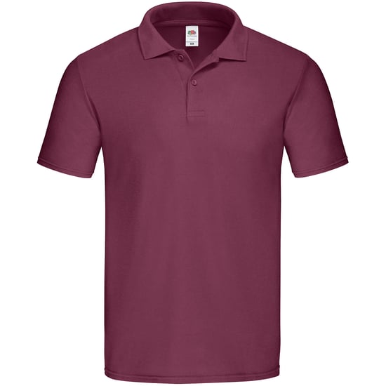 Fruit of the Loom Heren Origineel Piqué Poloshirt (Bourgondië) - Image 1