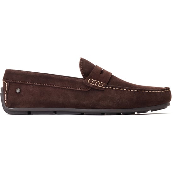 Base London Collins Leer Heren Donker Bruin Loafers - Image 5