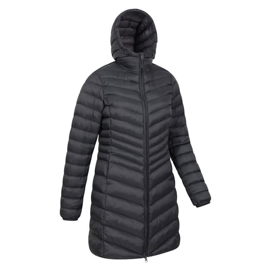 Mountain Warehouse Dames/Dames Florence lange gewatteerde jas (Zwart) - Image 6
