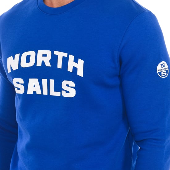 Heren sweatshirt met lange mouwen en ronde hals 9024170 - Image 2