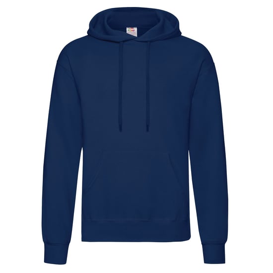 Fruit Of The Loom Unisex Volwassenen Klassiek Sweatshirt met capuchon (Marine) - Image 1