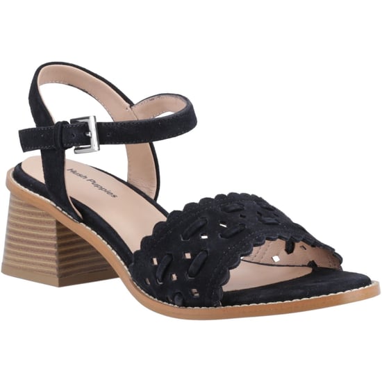 Hush Puppies Lacie Suede Damessandalen Zwart - Image 1