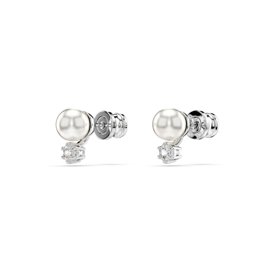 Swarovski 'Matrix' Dames Stud Oorbellen van Basismetalen - Zilver 5694225 - Image 3