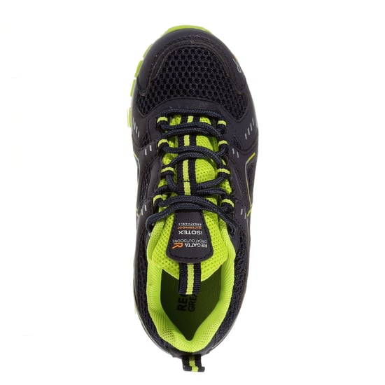 Regatta Childrens/Kids Vendeavour Walking Shoes (Navy/Lime Punch)