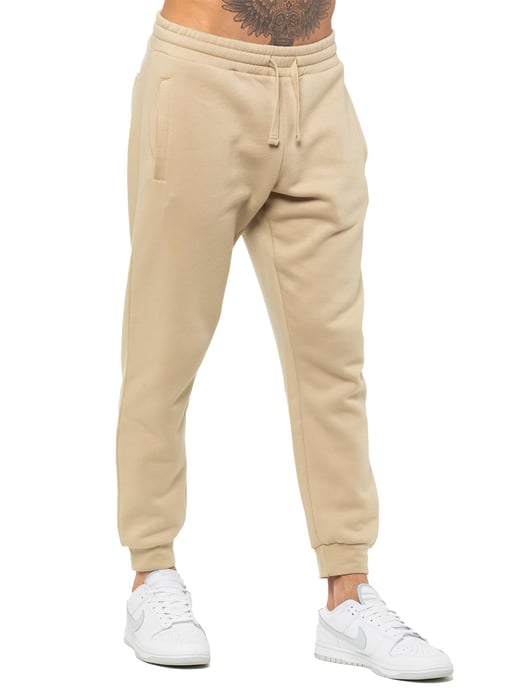 Enzo | Mens Joggers Regular Fit - Stone