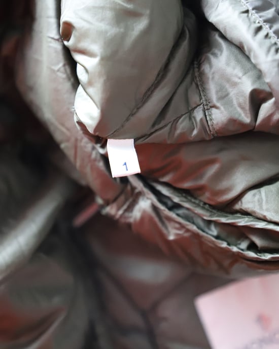 Moncler Gevoerde Donsjas in Olijf Polyamide - Image 5